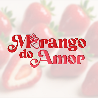 Morango do Amor - Identidade Visual branding graphic design logodesign logotype morango do amor packaging stickers strawberry of love visual identity