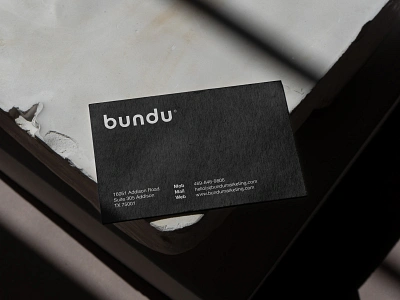 Bundu brand design brand identity branding brandmark business card design custom lettering custom logo design custom typography identity identity design identity designer lettering logo logo design logo designer mark stationary design type typography wordmark