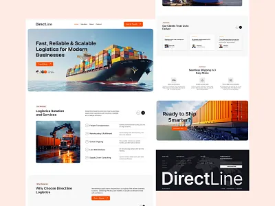 Fleet Management Landing Page Design enterprisesolutions
