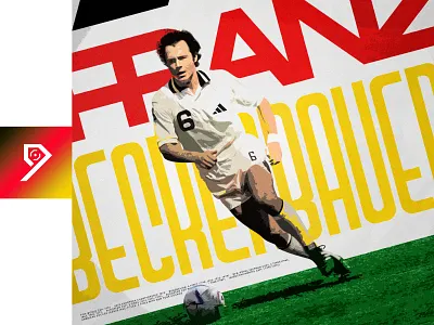 Franz Beckenbauer adidas beckenbauer design football footballer franz beckenbauer graphic design minimalist minimalist poster minimalist poster design poster poster design soccer soccer player