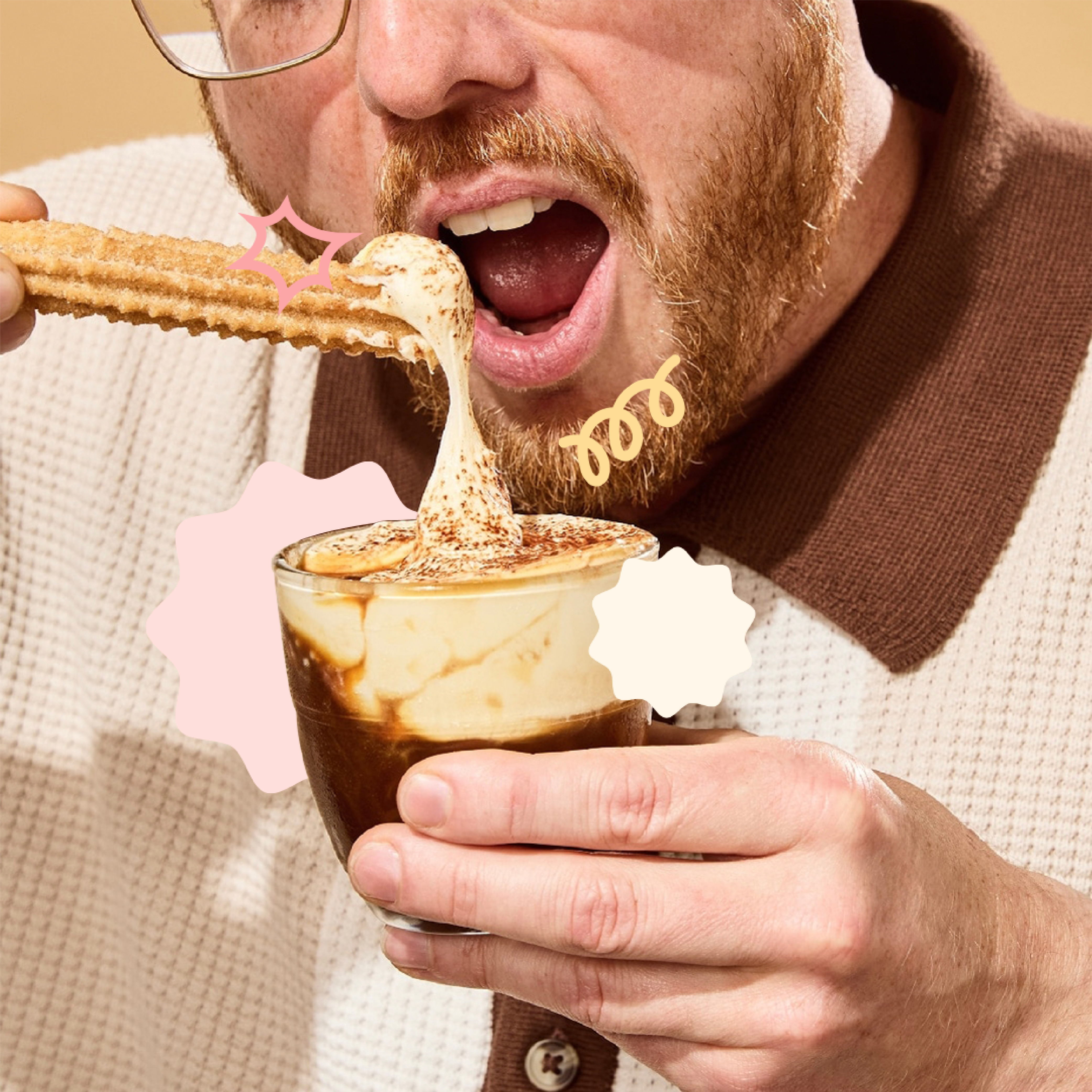 CHURROS CING CAKE BRAND IDENTITY branding design graphic design illustration logo logo design vector