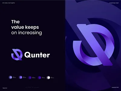 modern letter Q logo design - Unused app icon symbol blockchain branding creative crypto logo defi design ecommerce letter q logo logo logo design logo designer modern print q logo saas startup logo token top logo designer web3