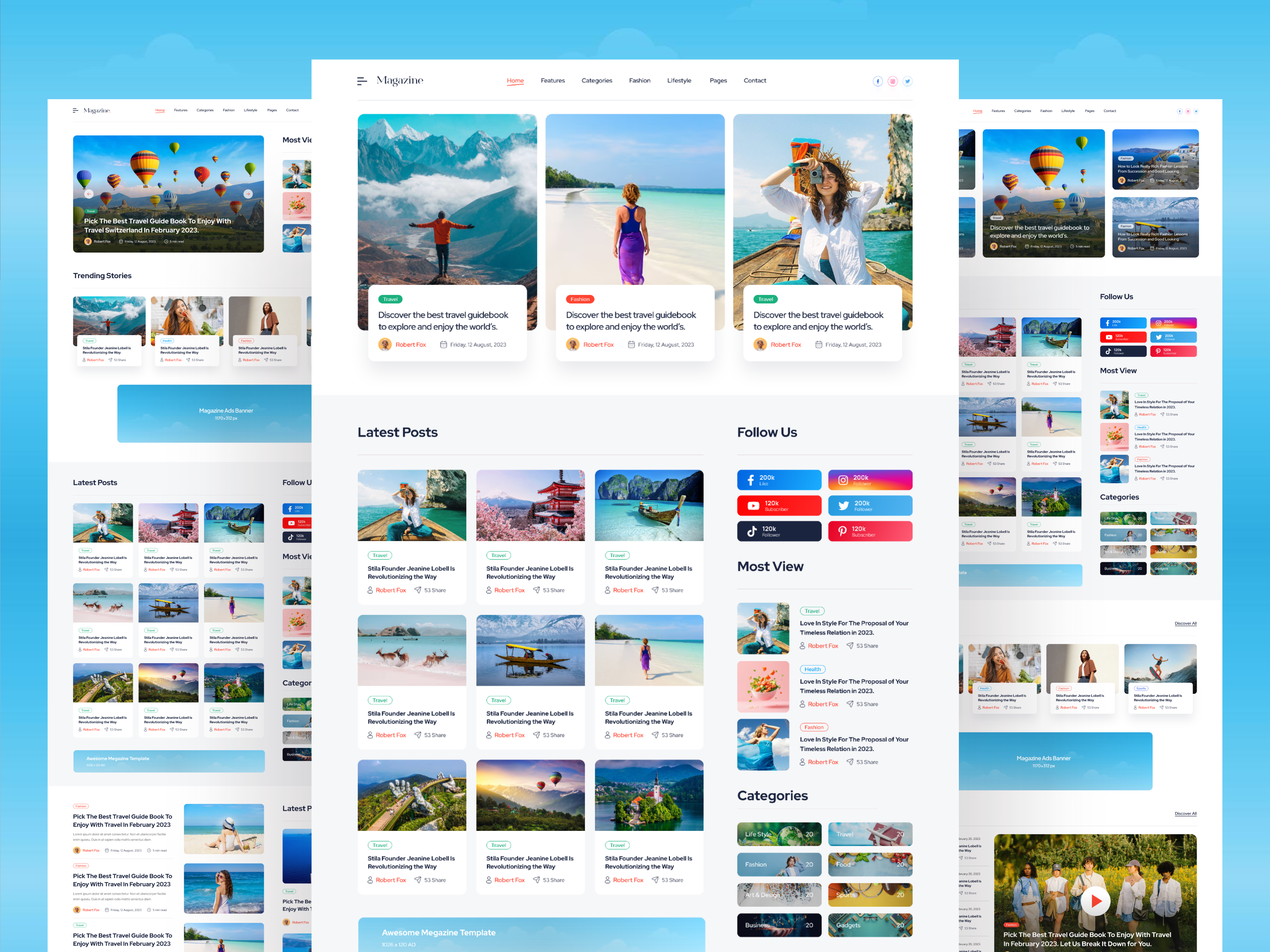 Example of Figma Website UI/UX Design