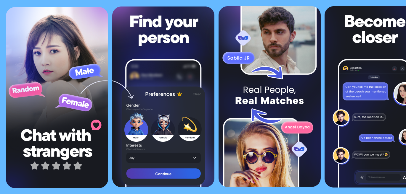 Dating App Screenshots | App Store & Play Store | Feature Graphi app screenshots app store app store screenshots dating app design figma graphic design mobile app screenshots photoshop play store play store screenshots screenshot screenshots ui ux