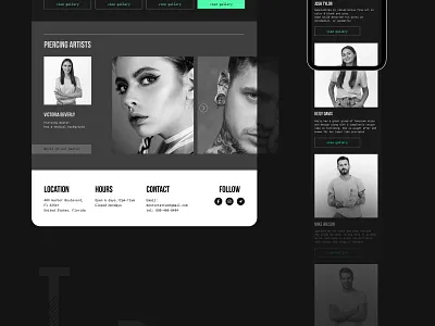 Tattoo Studio : About Us design