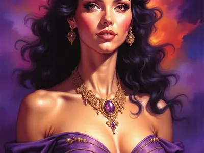 The Amethyst Necklace cover art work graphic design historical romance regency