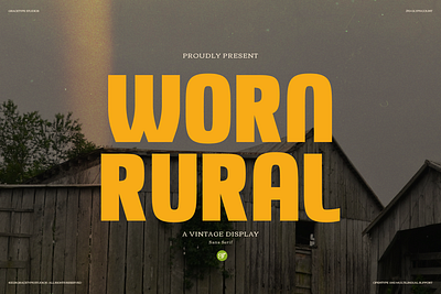 Worn Rural | Vintage Display sans