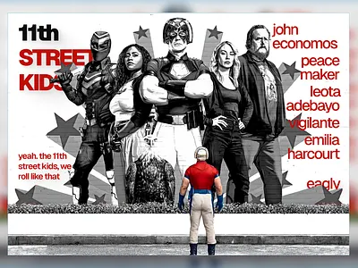 Day 1 - Hero section website 11th street kids design pop popculture ui web