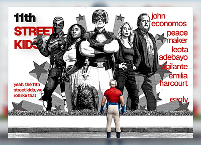 Day 1 - Hero section website 11th street kids design pop popculture ui web