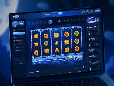 Online Slot Game Design art for games betting blackjack casino entertainment gambling game design gaming gaming industry igaming jackpot online casino online slot online slot game slot design slot game slotmachines slots ui design web design