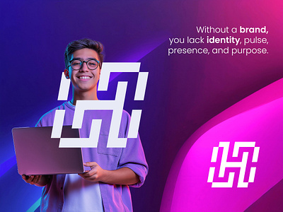 Futuristic H Monogram– Perfect for Tech, Crypto, Up For Sale! blockchainbranding blockchainlogodesign brand guideline brand identity designer branding cryptologodesign futuristichlogo hailogo hblockchainlogo hcryptologo hletterlogo hmonogramlogo htechnologylogo identity logo logo designer logodesign minimal logo startuplogo visualidentity