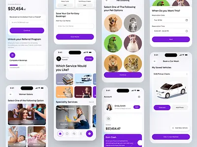 Home Service Mobile App app app design booking service app cleaning service home cleaning home service house chores ios mobile mobile app mobile ui online booking app popular service service app service booking ui design ux