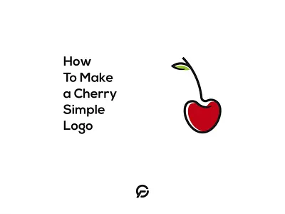 Cherry Logo Tutorials branding cherry circle clean corporate branding design education fruit golden ratio grid illustration logo logodesign minimal modern simple tutorial vector
