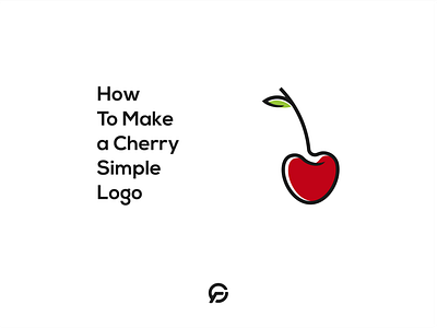 Cherry Logo Tutorials branding cherry circle clean corporate branding design education fruit golden ratio grid illustration logo logodesign minimal modern simple tutorial vector