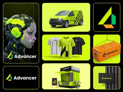 Advancer Premium Logo & Corporate Design Branding advancer ashalif ashdesignpro ashlyf bran style guide brand identity brand kit branding consulting corporate design design art designer financial graphic design illustration logo minimal ui vector