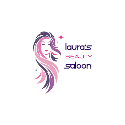 Laura's Bea♥ty Saloon Branding branding design graphic design illustration logo ui vector