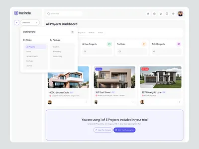 Property Flipping Dashboard accounting business business management business tool dashboard deal analysis erp erp dashboard house home flipping houses homes rental real estate product design project management realestate software task management uiuxdesign user experience web design