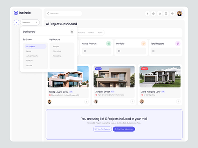Property Flipping Dashboard accounting business business management business tool dashboard deal analysis erp erp dashboard house home flipping houses homes rental real estate product design project management realestate software task management uiuxdesign user experience web design