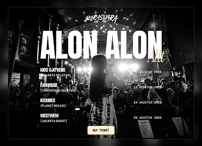 Day 3 - Hero section barasuara event design hero ui web design website