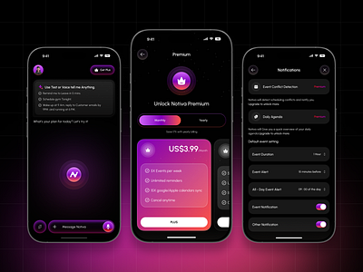 AI Mobile App - Subscription ai app ai mobile app ai ui kit artificial intelligence chatbot ios mobile app mobile app ui plans pricing pricing page pricing plan subscribtion form subscription subscription page subscription screen ui design uidesign uxdesign