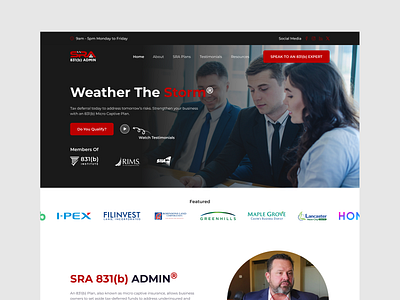 Financial Consulting Website agency website banking landing page company website consulting website finance website financial consulting website fintech website investing website landing page design modern website saas saas landing page saas website website design website ui