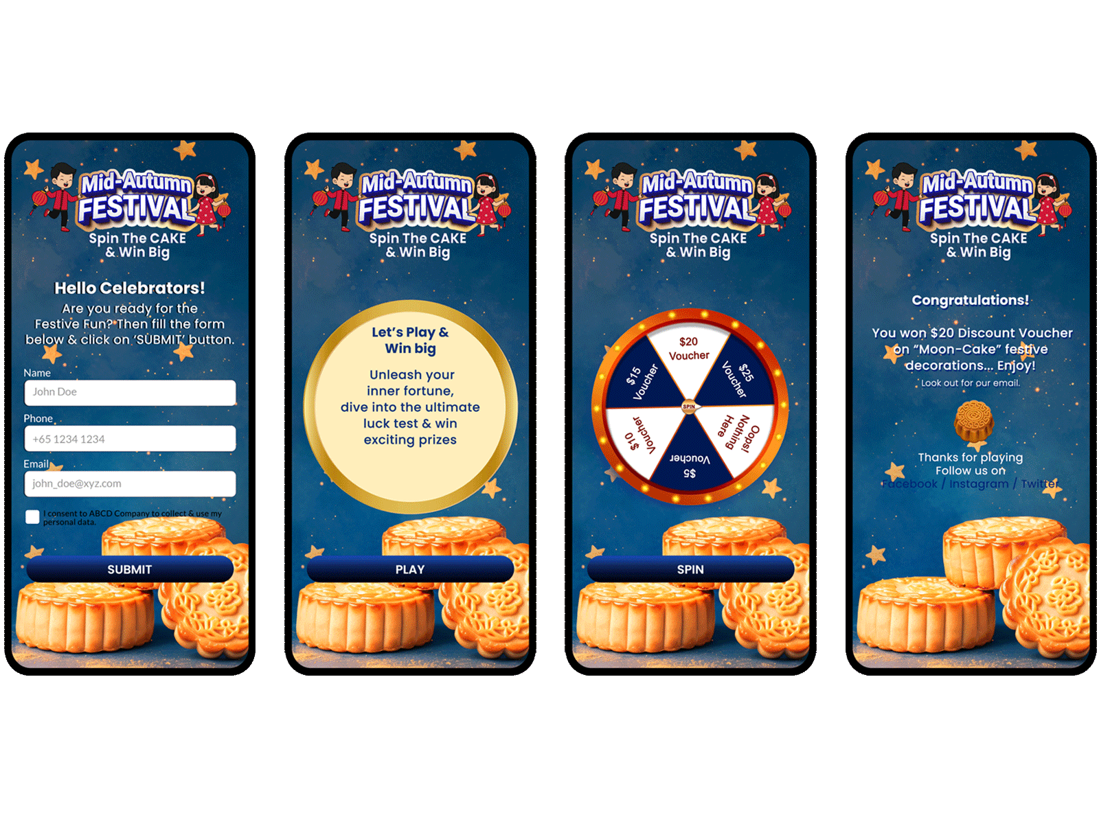 Spin the Wheel & Win Under the Full Moon! branding customer engagement digital marketing digital voucher e voucher gamification mid autumn festival mooncake celebration online marketing reward management vouchermatic