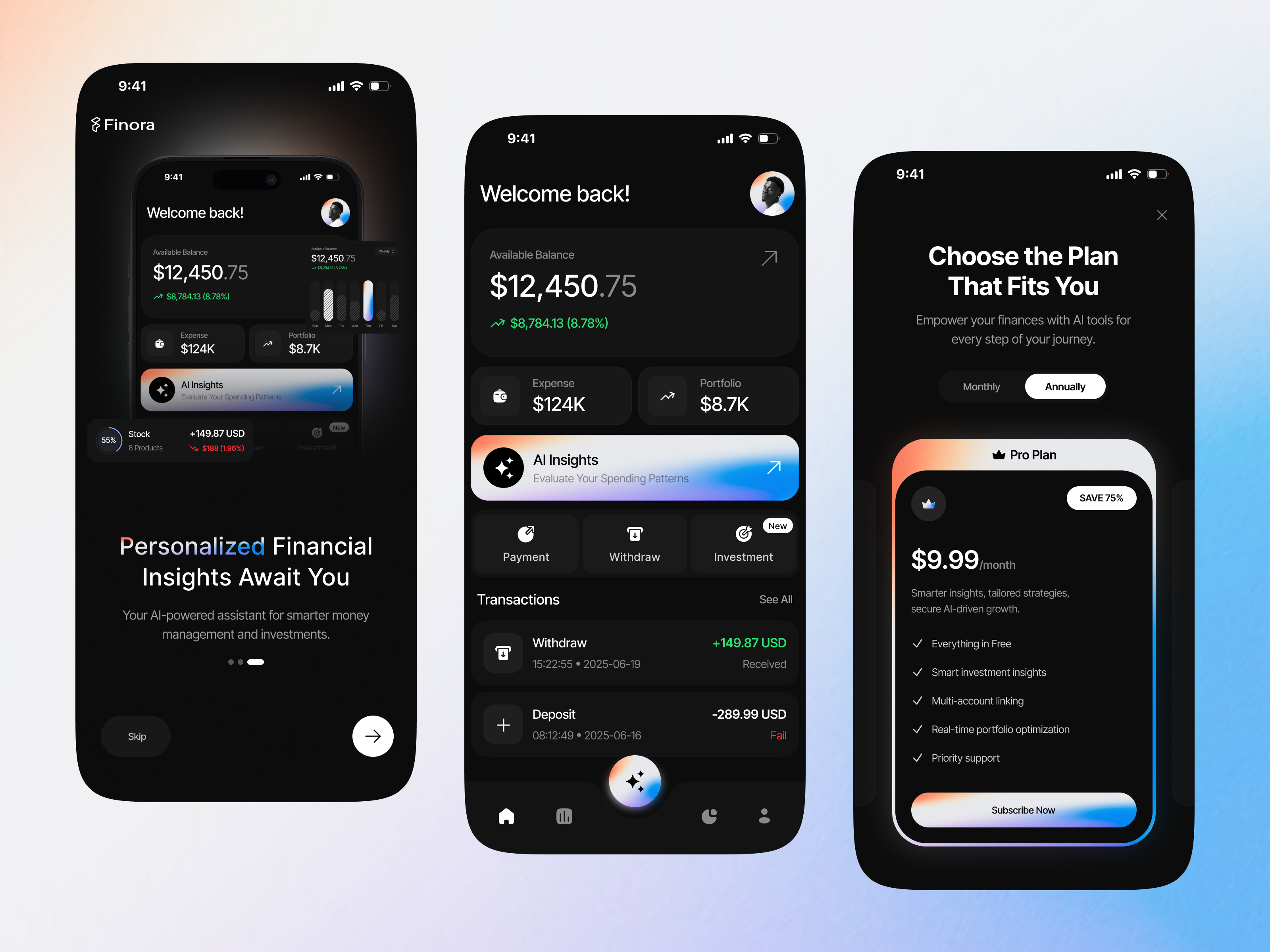 Example of Mobile App UI UX Design Concepts