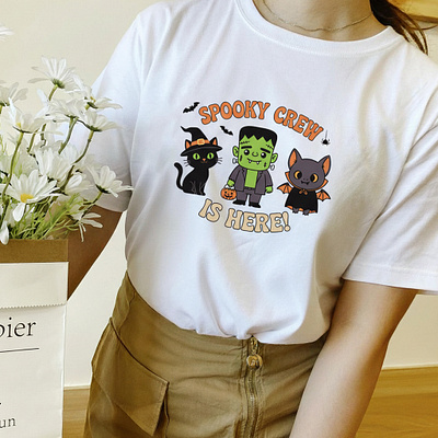 Spooky Crew Is Here – Cute Halloween Squad monster squad