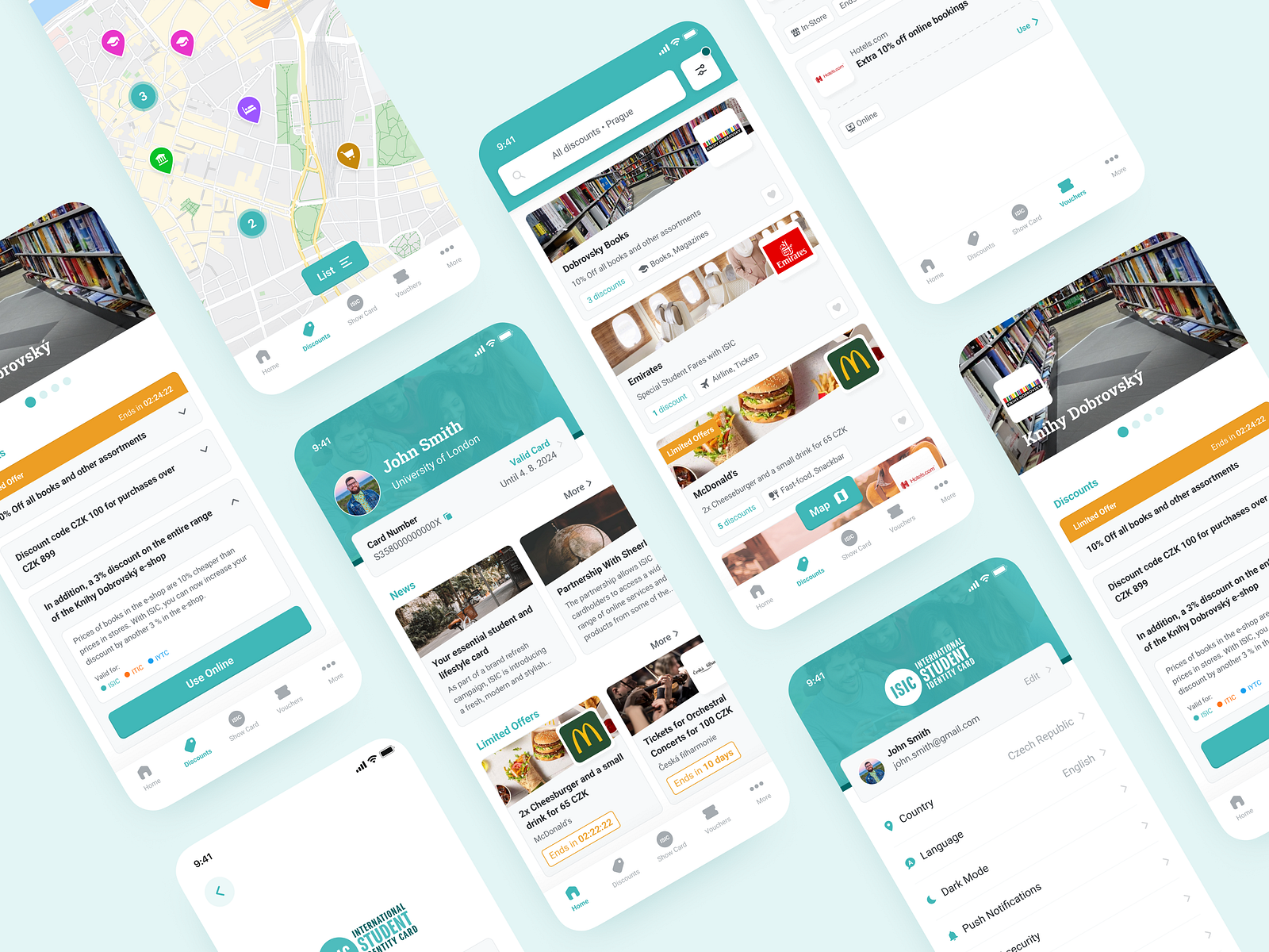 ISIC App - Redesign by Lukáš Všetečka for MeguMethod on Dribbble