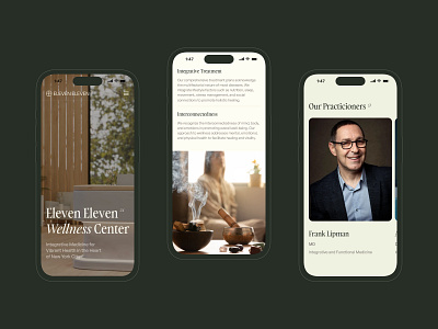 Eleven Eleven Wellness Center center clean health healthcare medicine minimal mobile