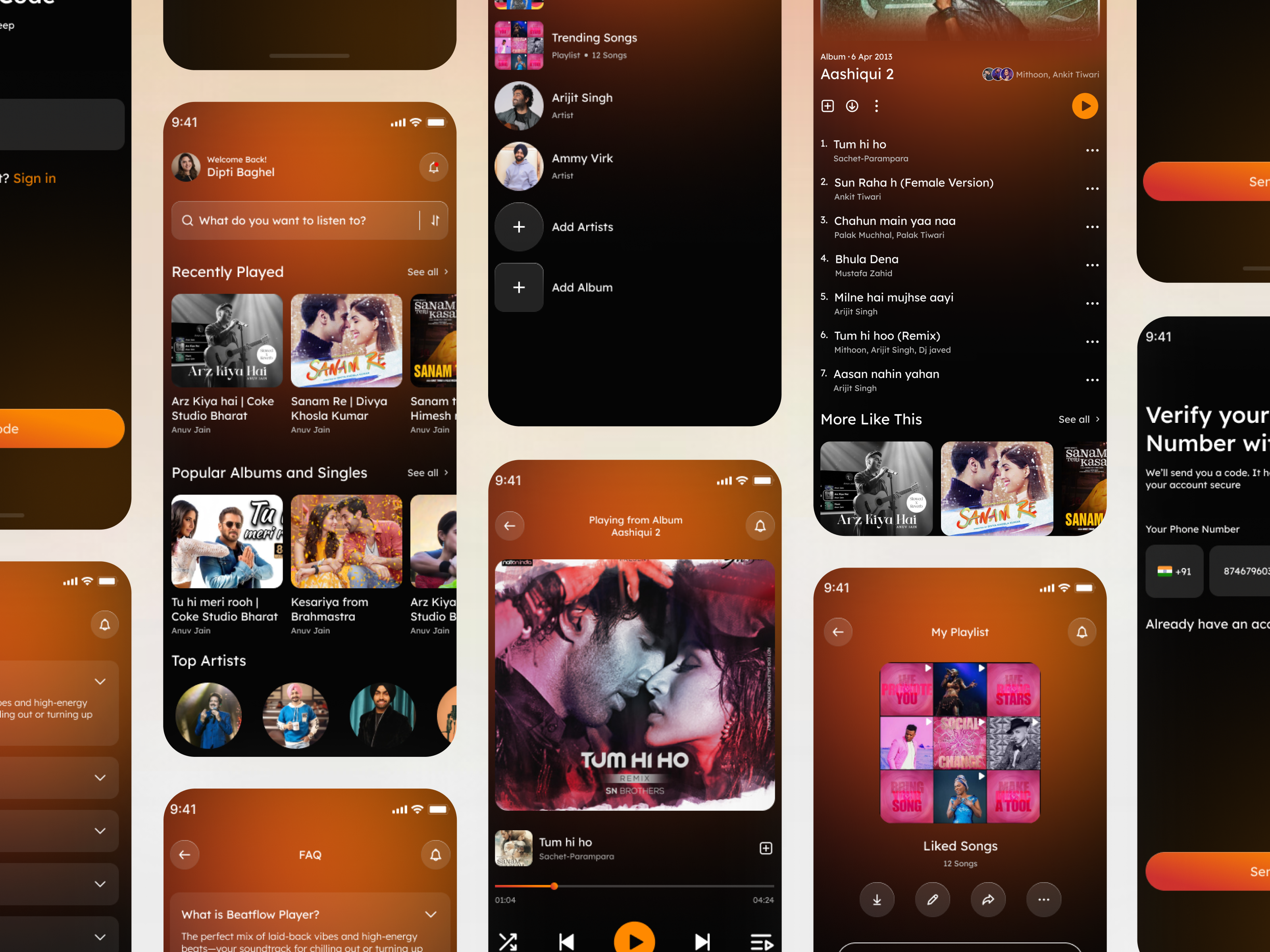 Example of Mobile App UI UX Design (Upto 5 Screens)