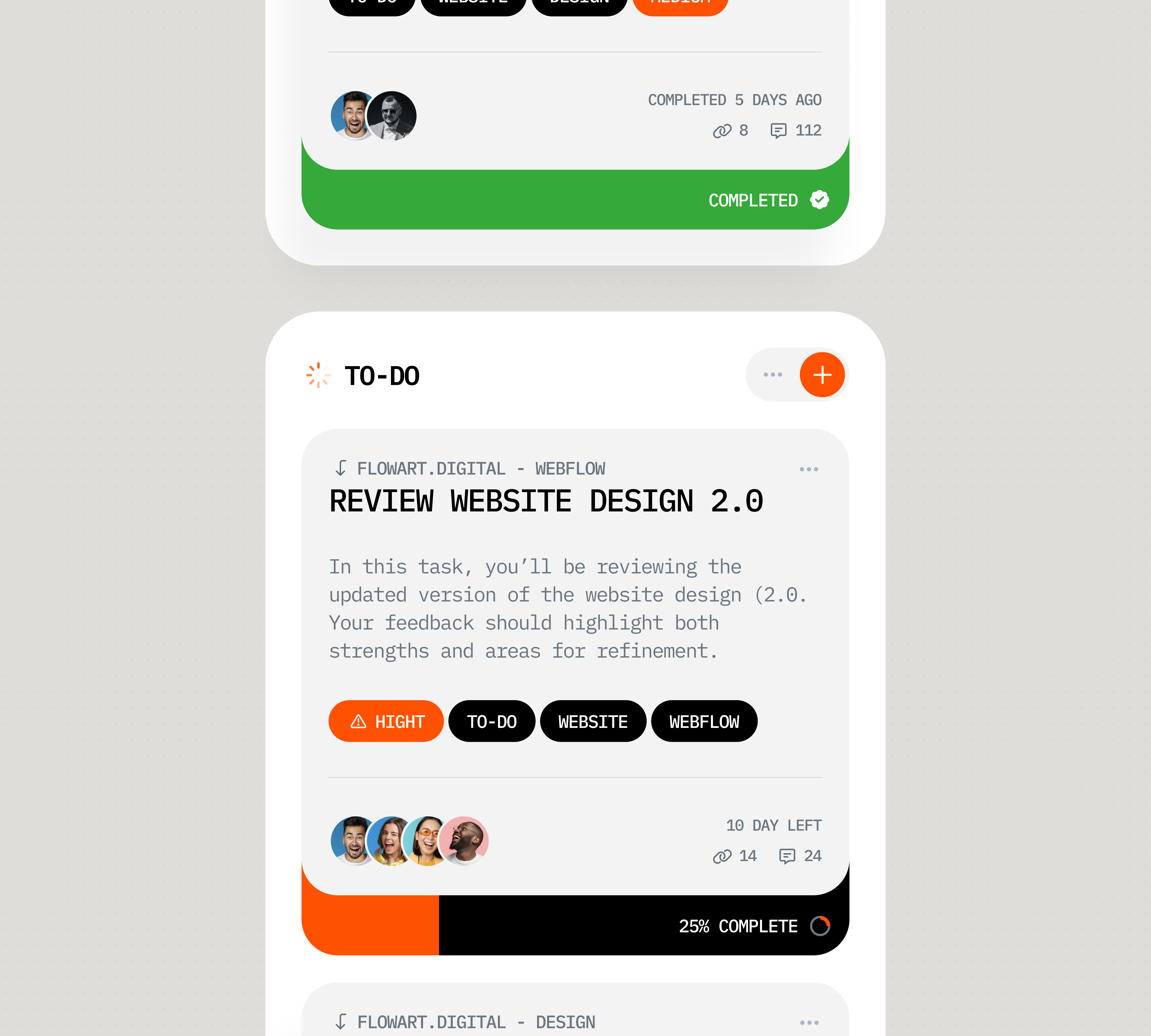 Task Manager Interface app design interface manager task task manager interface to do ui uiux web website