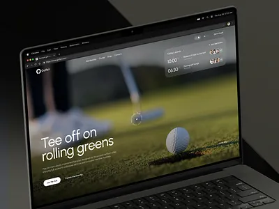Golf Club Landing Page Design club website golf golf booking golf booking website golf club golf club design golf club website golf tourism golf tourism website golf travel website golf vacation golf web design golf website golf website design golfing golfing website web web design website for golf