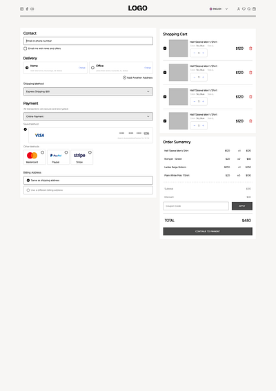 Check Out Layers add new address add payment method address checkout confirmation payment method ui ui design ux ux design website design