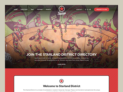 Starland District // Web Design directory directory web design events events web design listing listing web design networking networking web design store directory