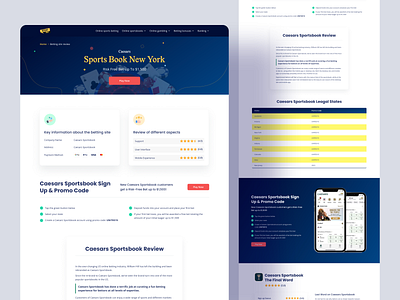 Betting Website Review best of dribbble betting betting website bettingui clean webdesign compare websites comparison list complete landing page creative website designer figma designer full webdesign homepage design landing page landing page ui popular 2023 review page ui bet uiroll website design website inner page