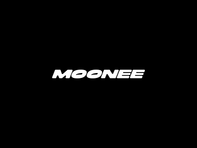 Moonee: Logotype animation branding clean embacy graphic design logo minimal motion graphics