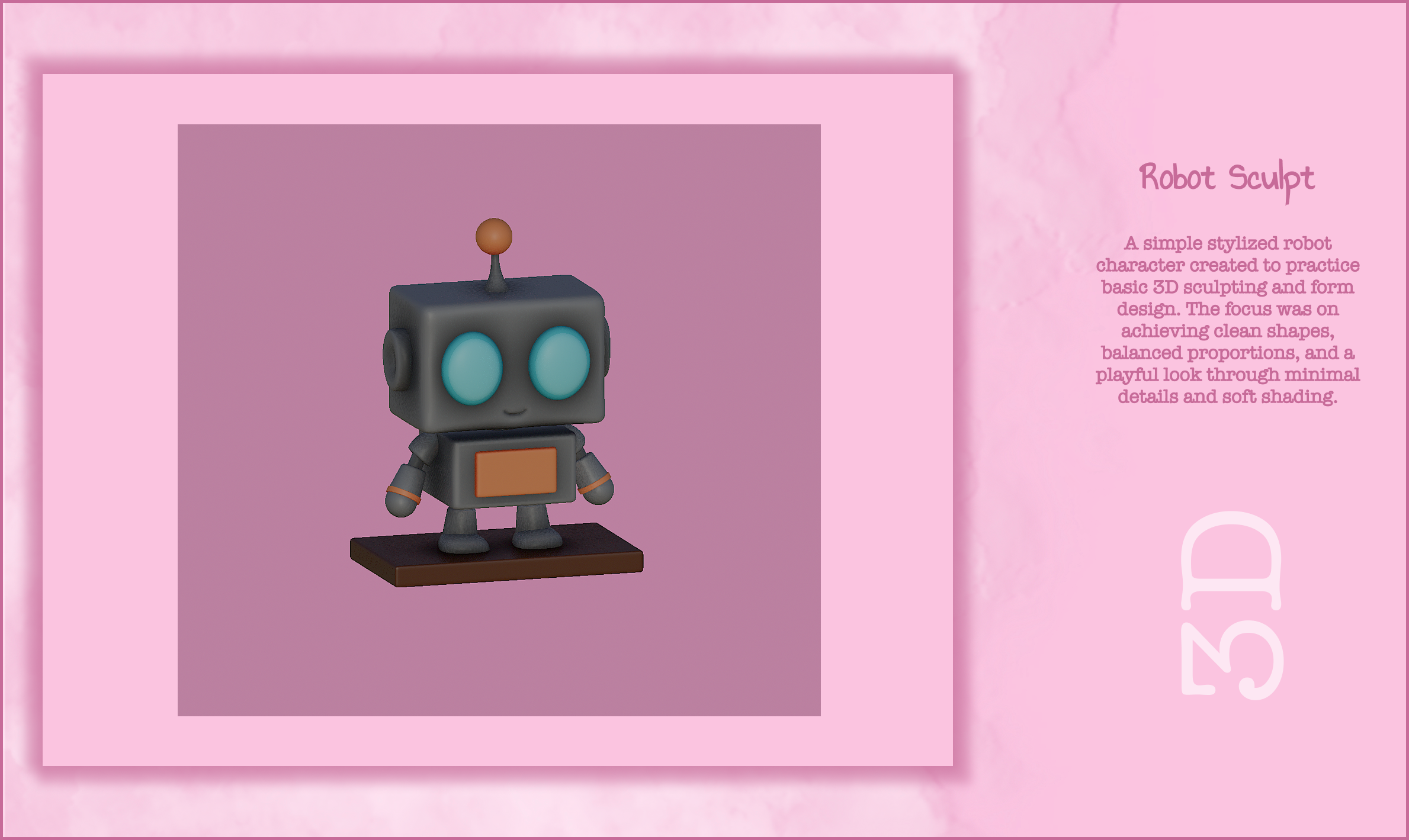 Robbie 3d nomad nomadsculpt robot sculpt