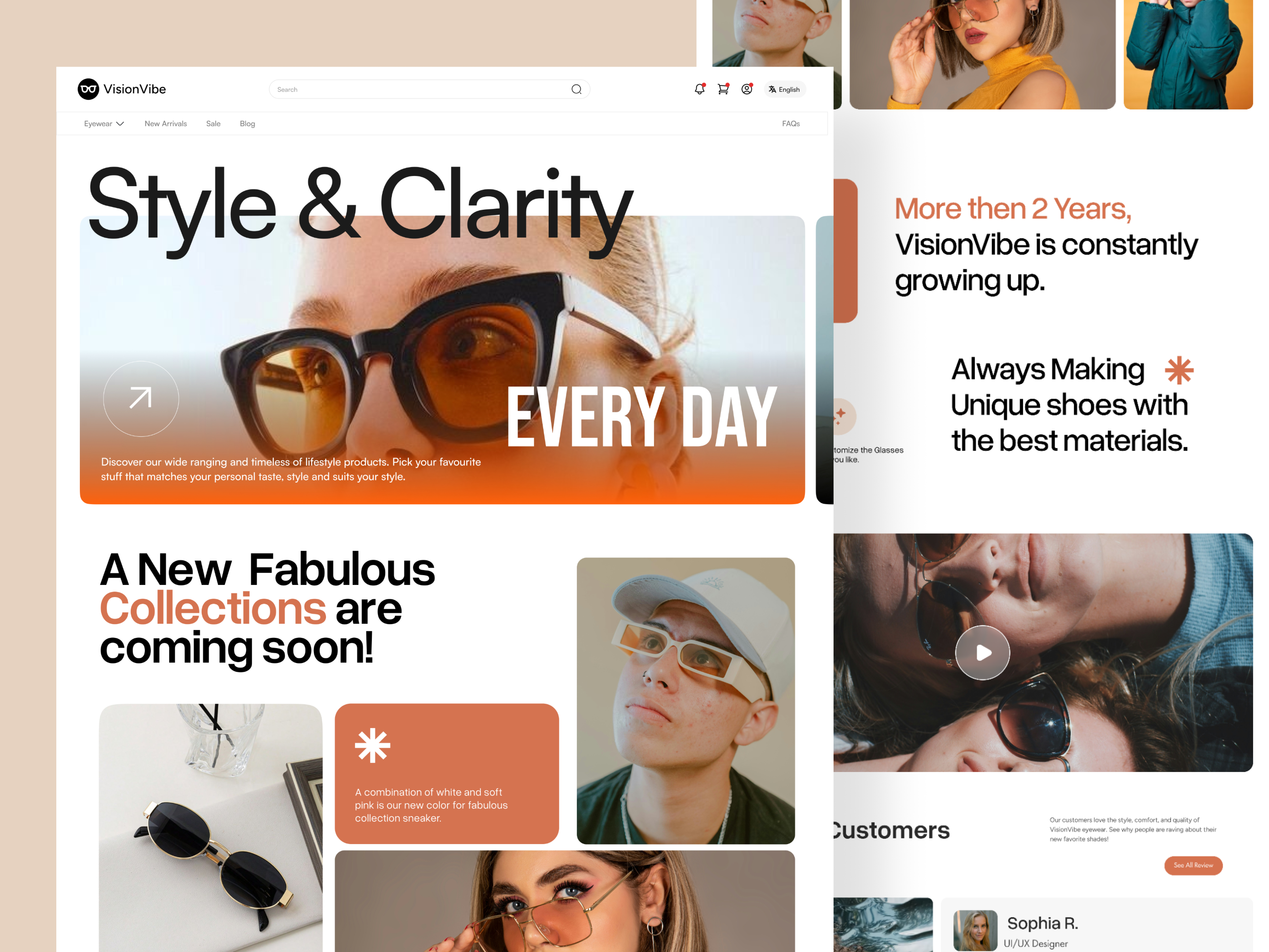 Example of Custom Website Design