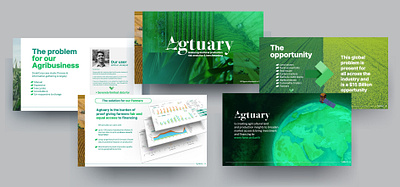 Agtuary Pitch Deck branding design pitch deck presentation startup venture capital