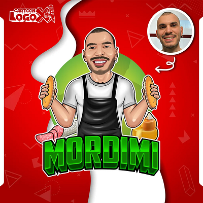Portrait Logo Design | MORDIMI – CartoonLogoX branding cartoonartlogo cartoonbranding cartoonlogo cartoonlogox cartoonportrait custombranding customportraitlogo foodbranding foodbusinesslogo graphic design logo logocreation logodesigner logoinspiration portraitlogo portraitlogodesign professionalbranding uniqueidentity visualbranding