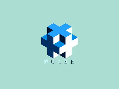 3D Logo Design For PULSE. 3d animation branding design graphic design illustration logo ui ux vector