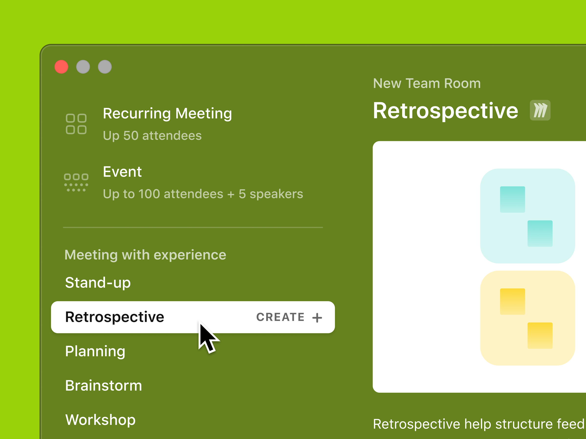 Around – Team Room Selector application around app desktop dsgn mac mac app miro room experience team ui ux