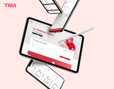 Tiga Express Mobile App & Website