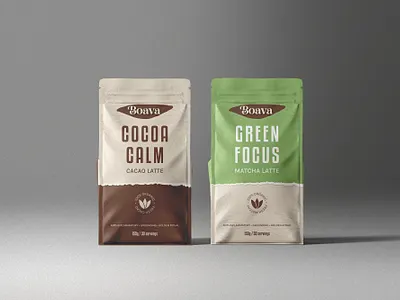 Boava Superfood Wellness Drink Mix graphic design healthy package design superfood wellness