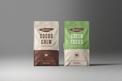 Boava Superfood Wellness Drink Mix graphic design healthy package design superfood wellness
