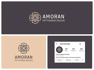 Amoran Logo Design branding leaf logo logodesign minimalist modern unique