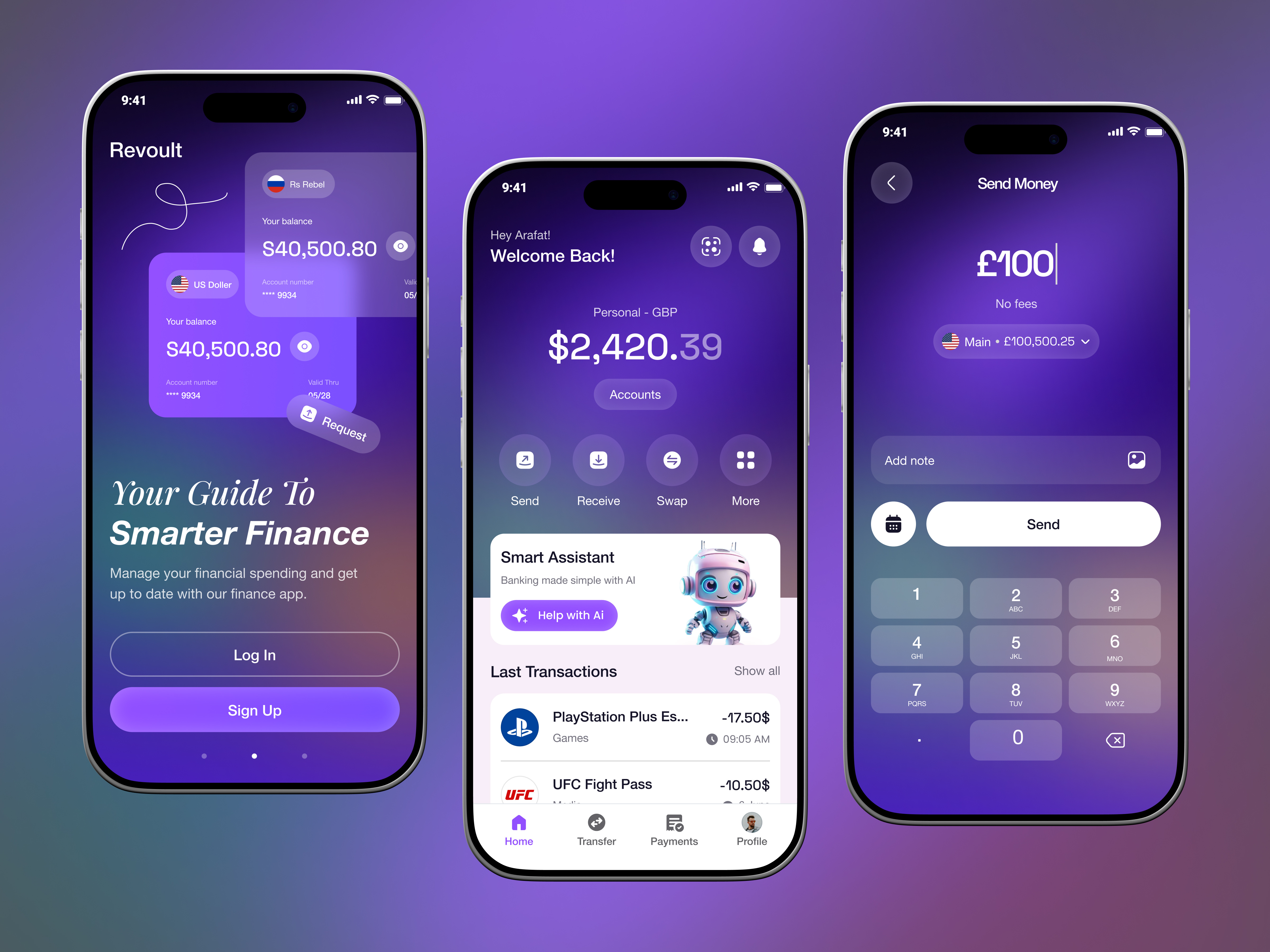Revolut - Wallet Mobile App Ui Redesign v2 account management banking app banking mobile app finance finance mobile app finance startups finance wallet financial fintech interface minimal mobile mobile app design money personal finance app revolut ui design ui ux design wallet wallet app design