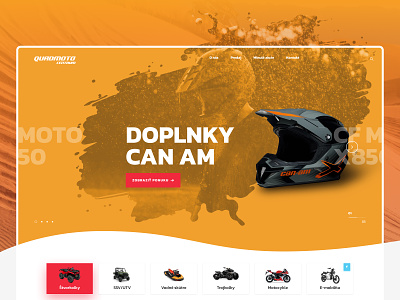 Quadmoto website branding design dribbble figma graphic design motobike photoshop quad redesign ui uiuxdesign ux web web design website
