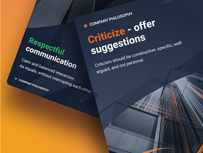 Banner | Company Philosophy banner company philosophy graphic design poster ui